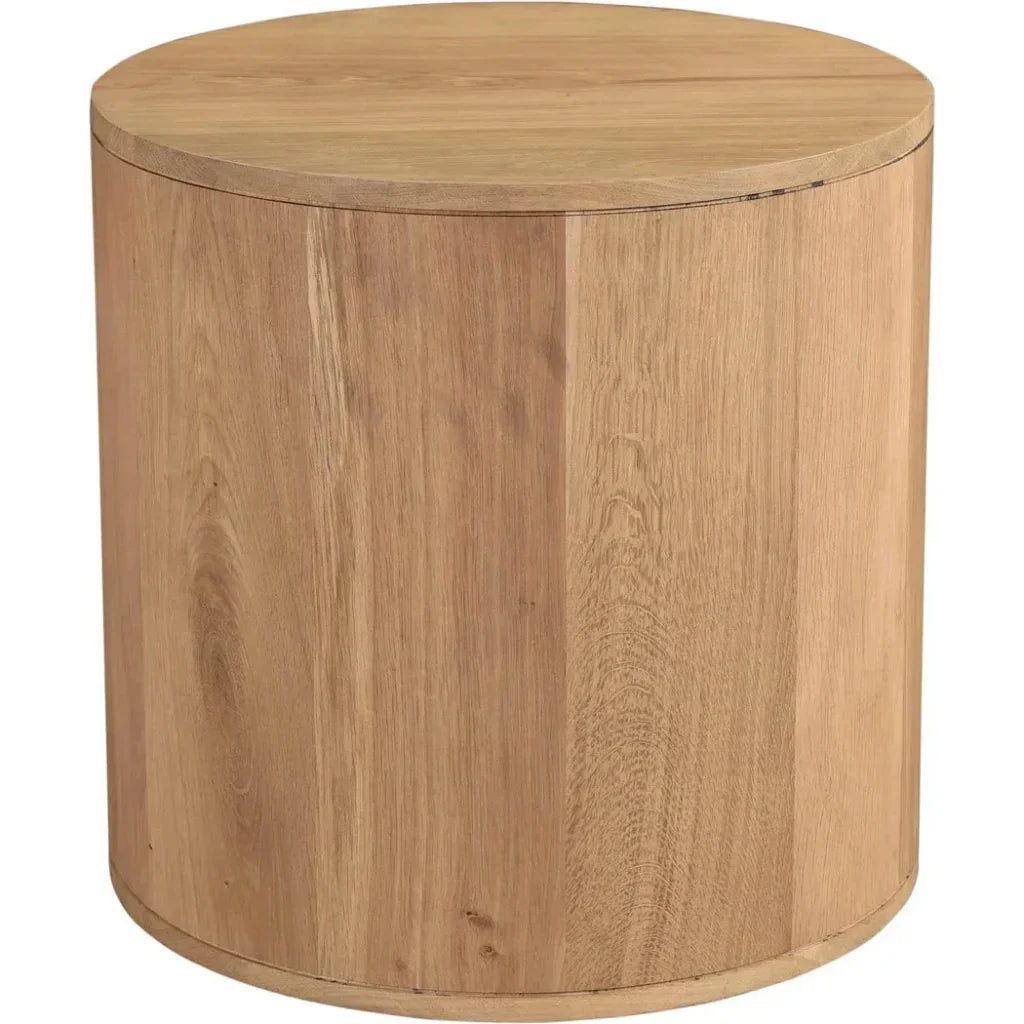 Theo Wood Two Drawer Nightstand - LOOMLAN - Moe's Home - Nightstands