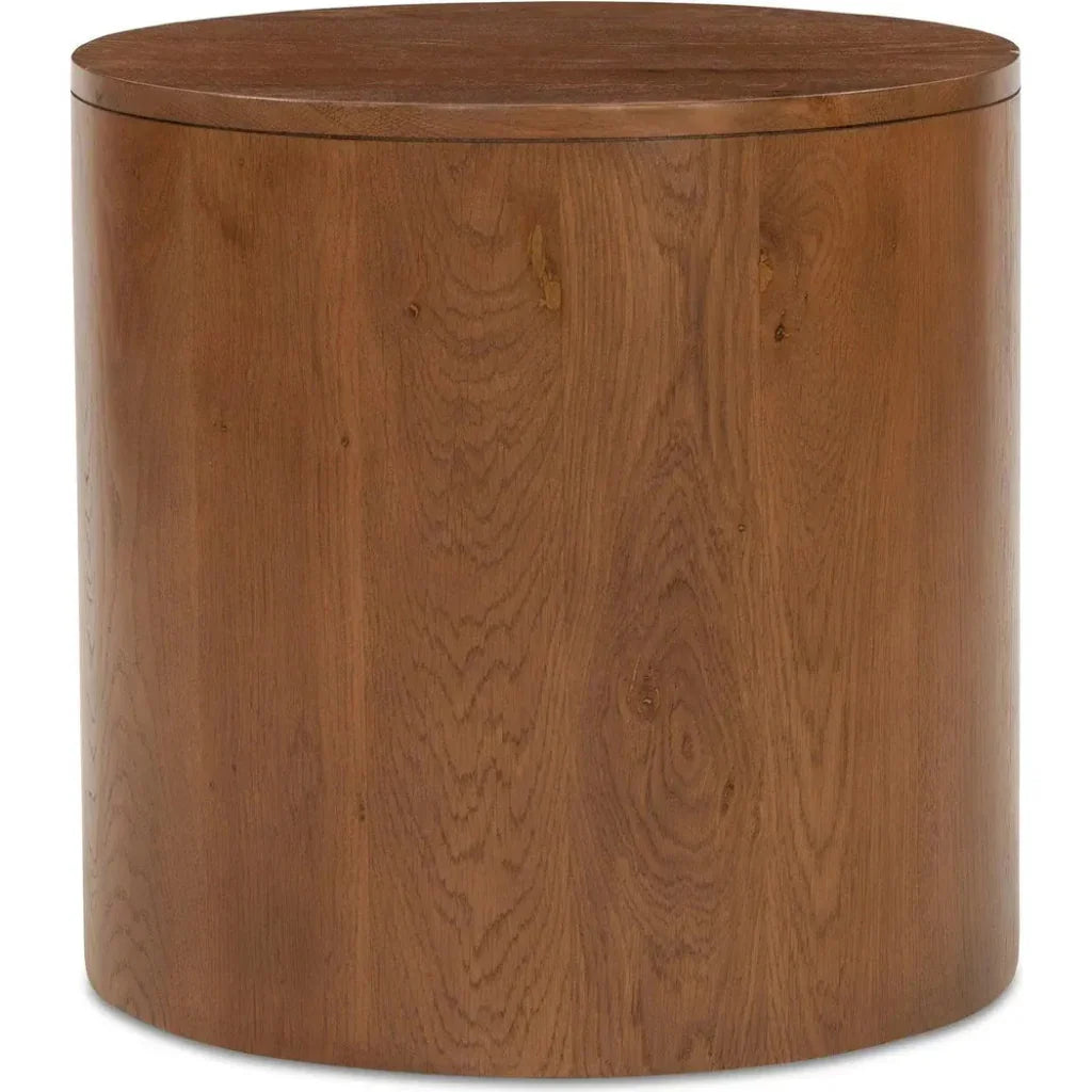 Theo Wood Two Drawer Nightstand - LOOMLAN - Moe's Home - Nightstands