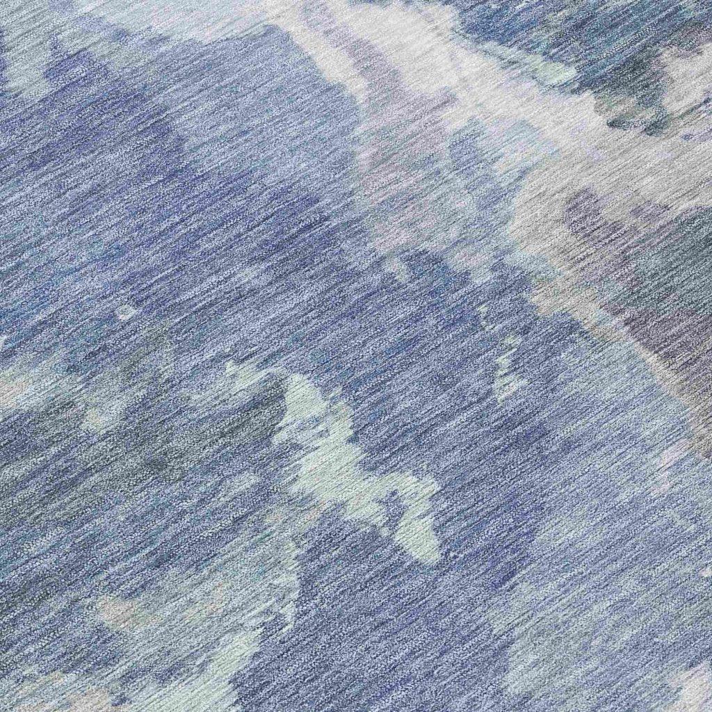 Theodara Denim Washable Indoor - Outdoor Rug - LOOMLAN - LOOMLAN Rugs - Outdoor Rugs
