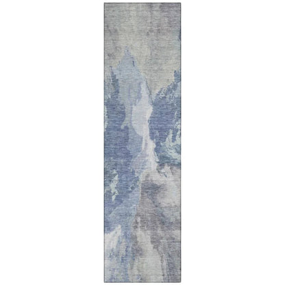 Theodara Denim Washable Indoor - Outdoor Rug - LOOMLAN - LOOMLAN Rugs - Outdoor Rugs