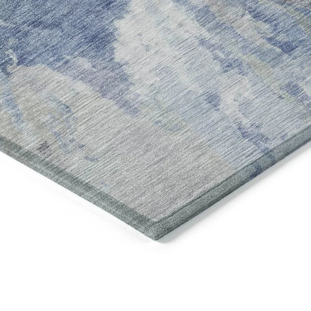 Theodara Denim Washable Indoor - Outdoor Rug - LOOMLAN - LOOMLAN Rugs - Outdoor Rugs