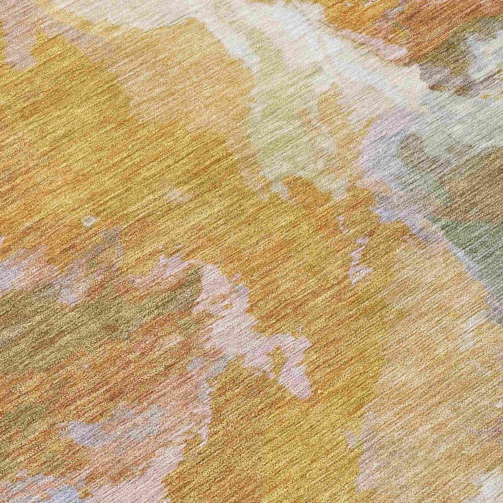 Theodara Rust Washable Indoor - Outdoor Rug - LOOMLAN - LOOMLAN Rugs - Outdoor Rugs