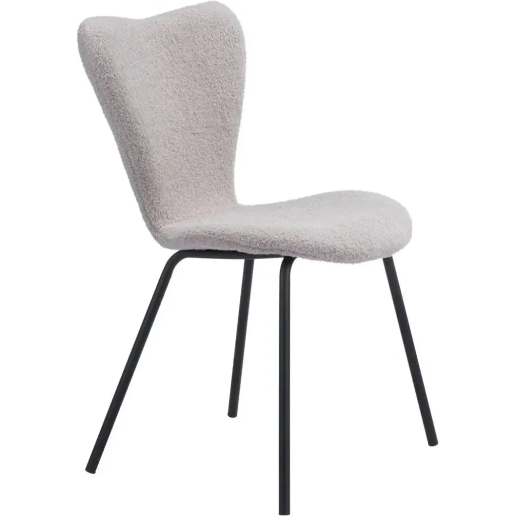 Thibideaux Performance Fabric Dining Chair 2PC - LOOMLAN - Zuo Modern - Dining Chairs