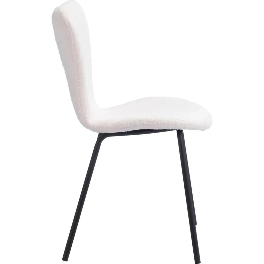 Thibideaux Performance Fabric Dining Chair 2PC - LOOMLAN - Zuo Modern - Dining Chairs