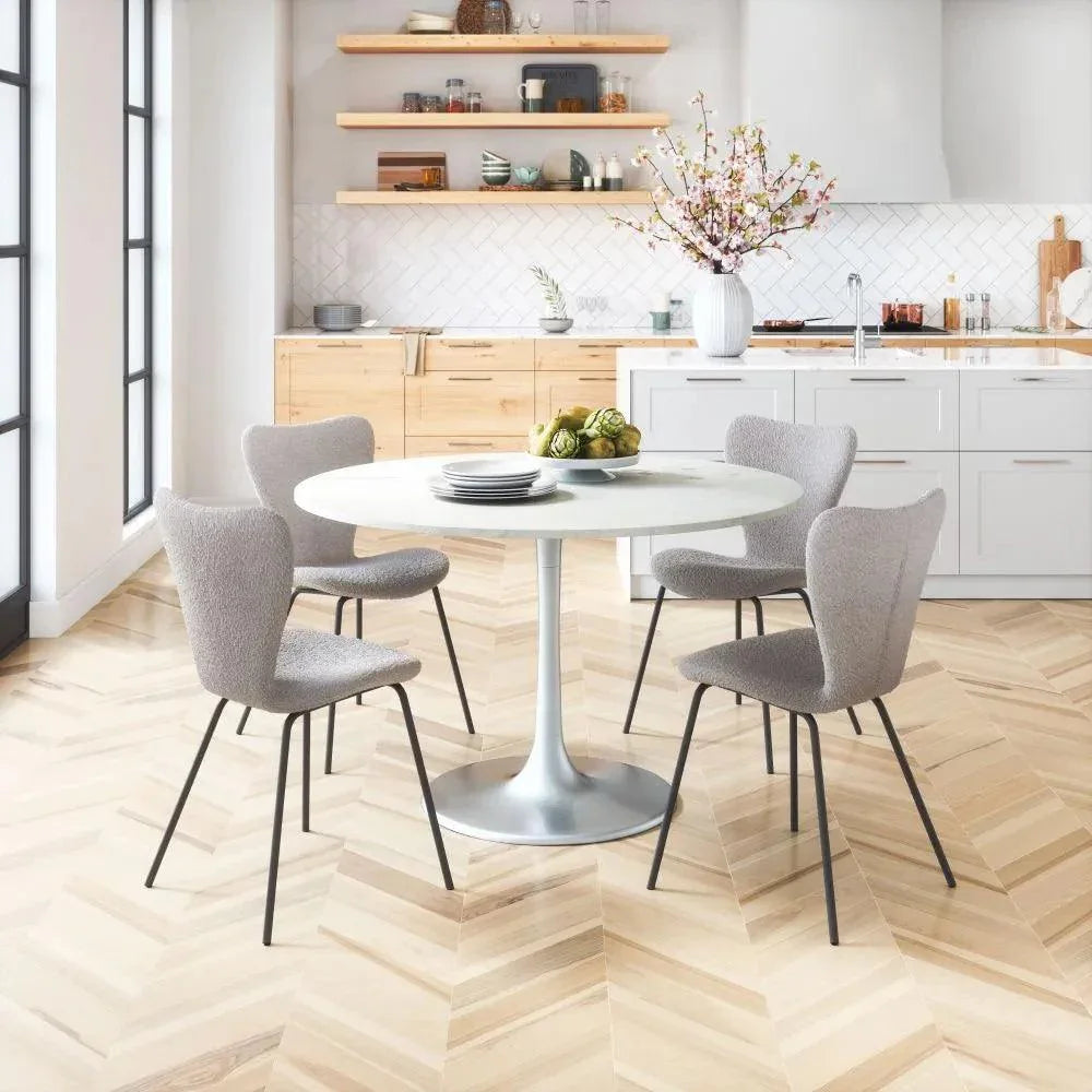 Thibideaux Performance Fabric Dining Chair 2PC - LOOMLAN - Zuo Modern - Dining Chairs