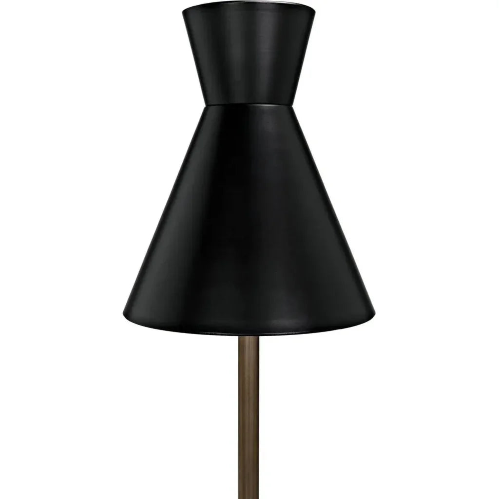 Thinking Cap Floor Lamp-Floor Lamps-Noir-LOOMLAN