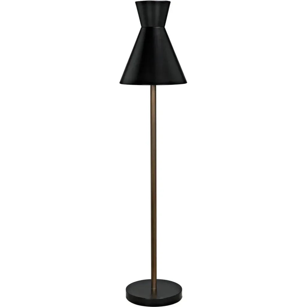 Thinking Cap Floor Lamp-Floor Lamps-Noir-LOOMLAN