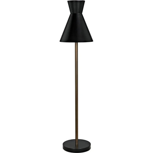 Thinking Cap Floor Lamp-Floor Lamps-Noir-LOOMLAN