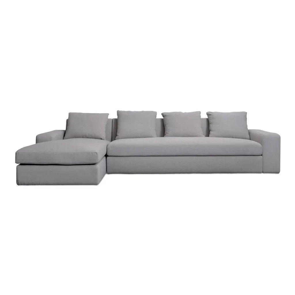 Thomas Removable Back Cushions Sectional Sofa-Modular Sofas-Moe's Home-Left Facing-Grey-LOOMLAN