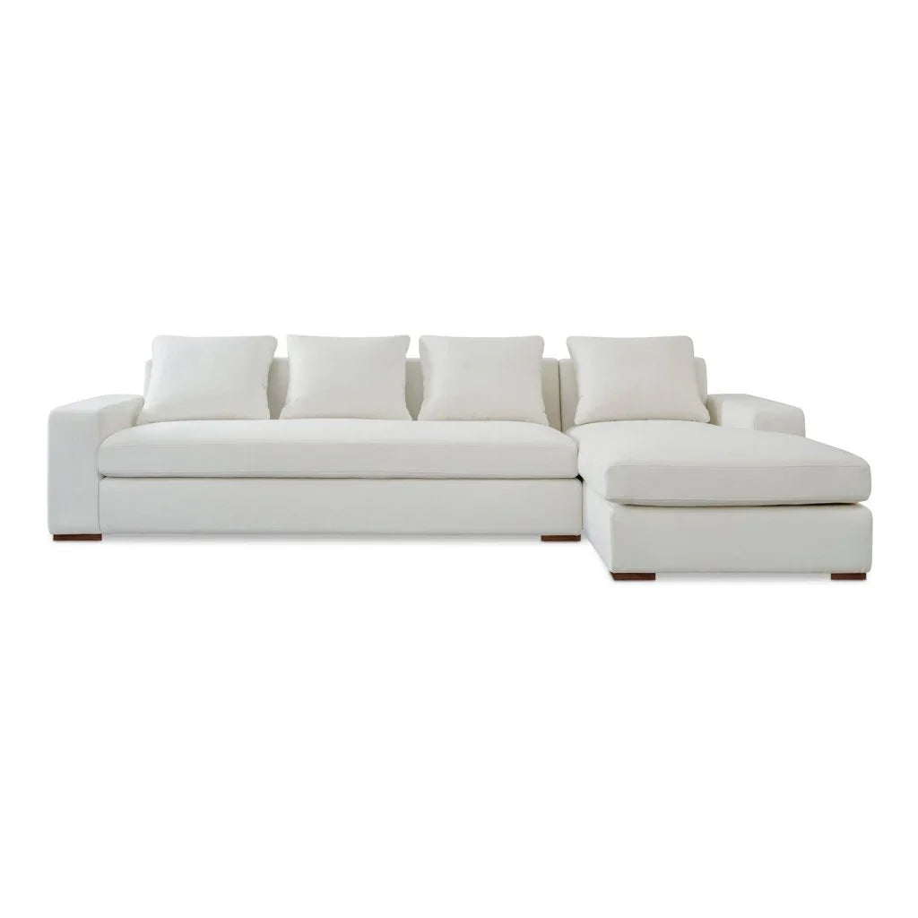 Thomas Removable Back Cushions Sectional Sofa-Modular Sofas-Moe's Home-Rigt Facing-Ivory-LOOMLAN