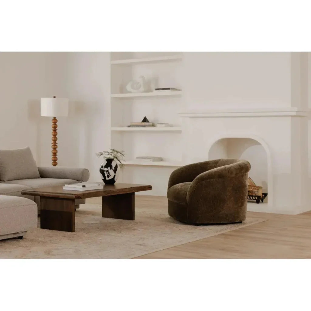 Thora Performance Fabric Lounge Armchair-Lounge Chairs-Moe's Home-LOOMLAN