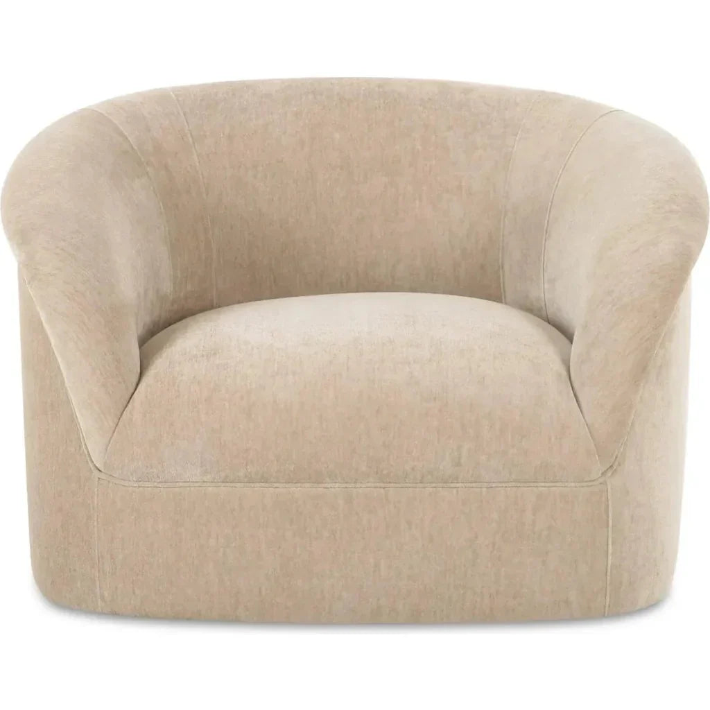 Thora Performance Fabric Lounge Armchair-Lounge Chairs-Moe's Home-Beige-LOOMLAN