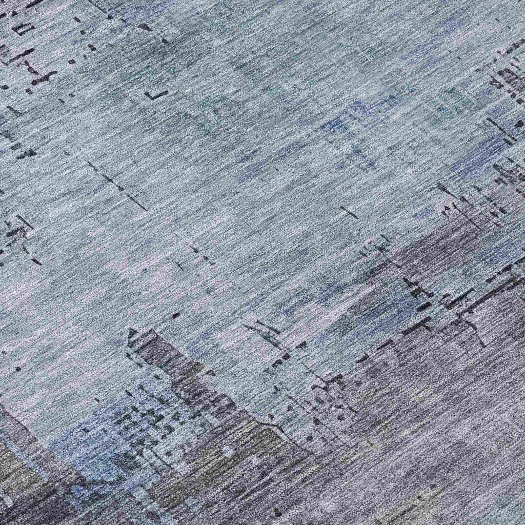 Thornyx Gray Washable Indoor - Outdoor Rug - LOOMLAN - LOOMLAN Rugs - Outdoor Rugs