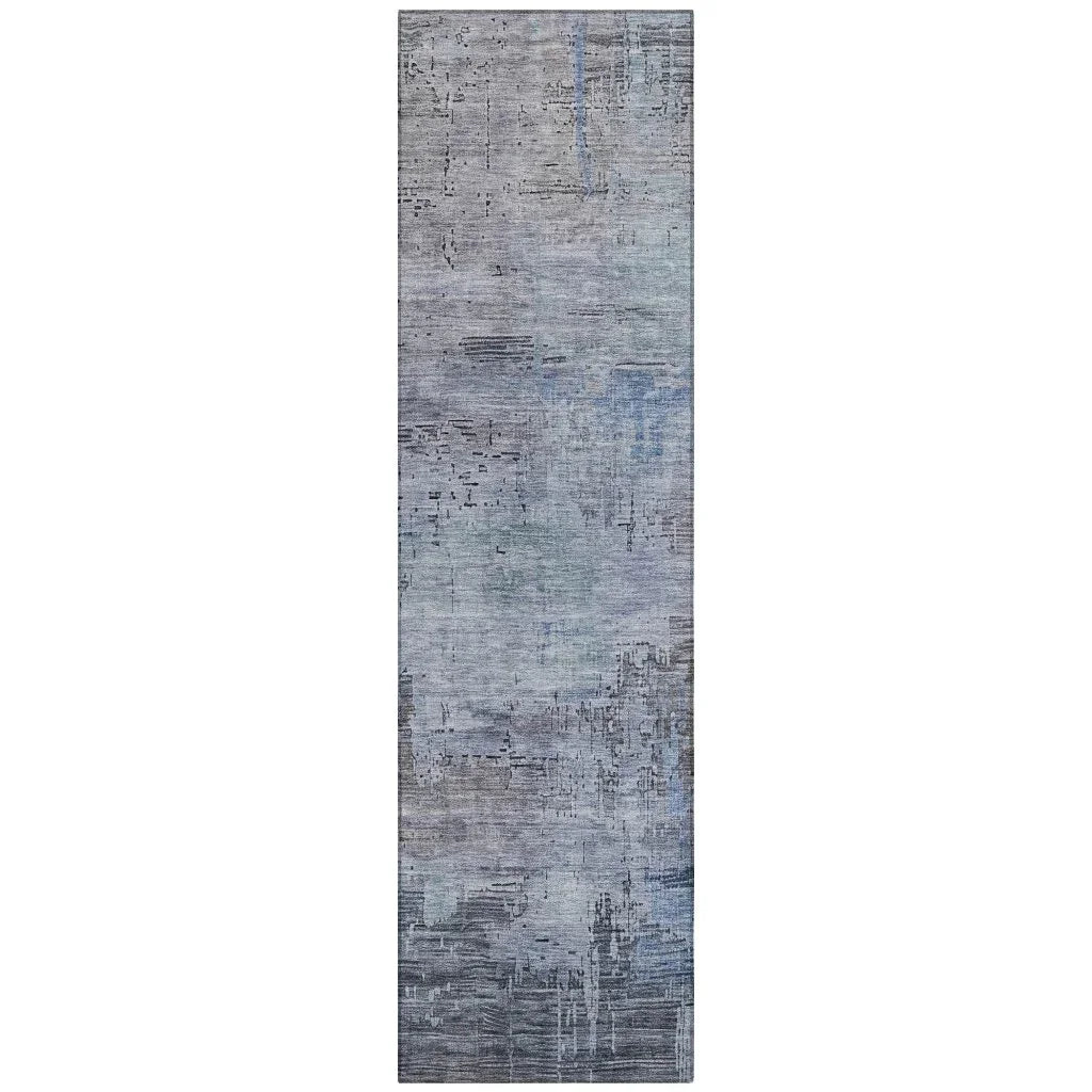 Thornyx Gray Washable Indoor - Outdoor Rug - LOOMLAN - LOOMLAN Rugs - Outdoor Rugs