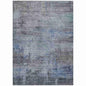 Thornyx Gray Washable Indoor - Outdoor Rug - LOOMLAN - LOOMLAN Rugs - Outdoor Rugs
