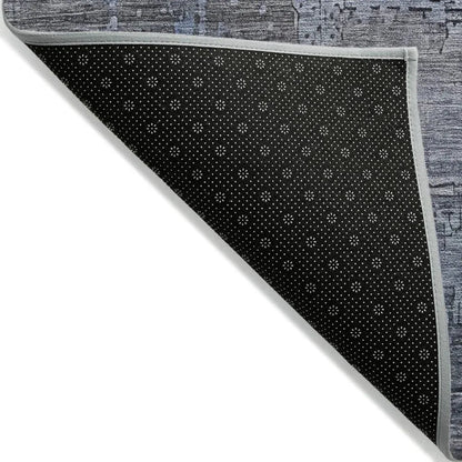 Thornyx Gray Washable Indoor - Outdoor Rug - LOOMLAN - LOOMLAN Rugs - Outdoor Rugs