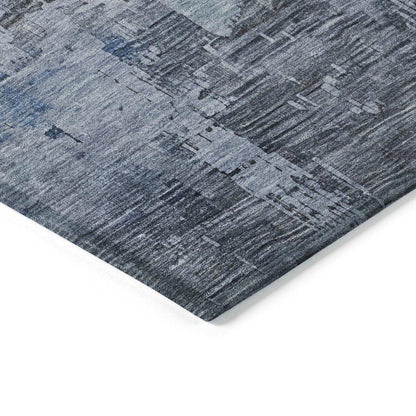 Thornyx Gray Washable Indoor - Outdoor Rug - LOOMLAN - LOOMLAN Rugs - Outdoor Rugs