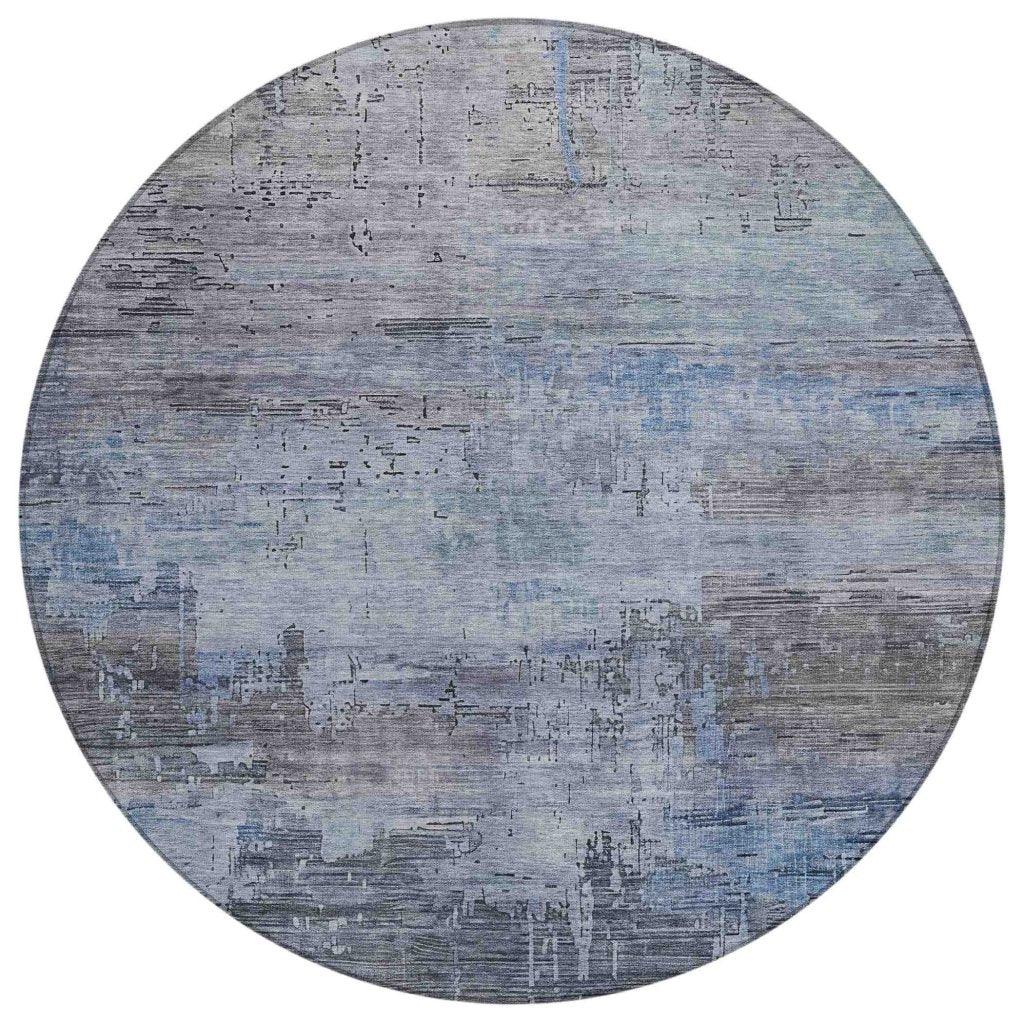 Thornyx Gray Washable Indoor - Outdoor Rug - LOOMLAN - LOOMLAN Rugs - Outdoor Rugs