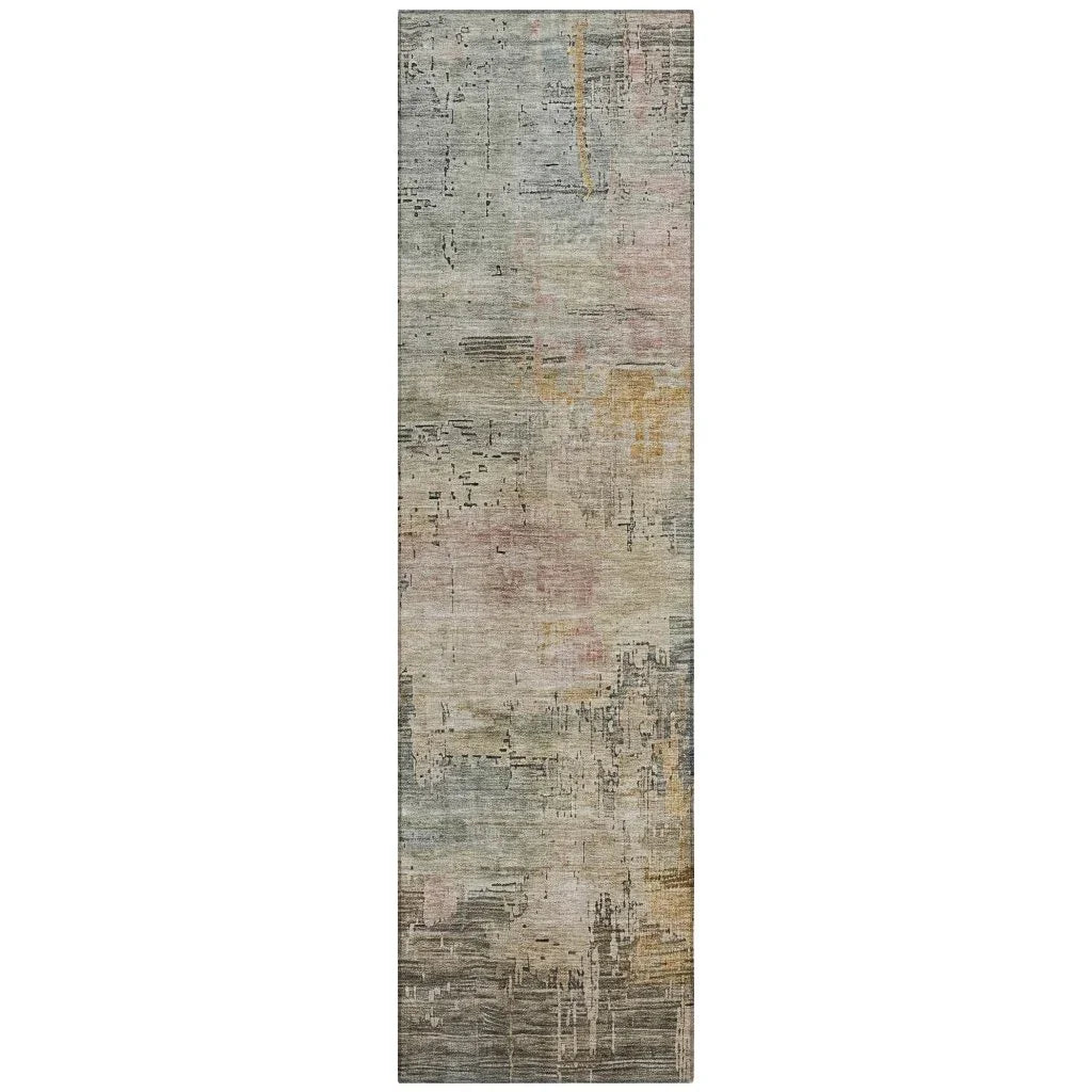 Thornyx Green Washable Indoor - Outdoor Rug - LOOMLAN - LOOMLAN Rugs - Outdoor Rugs