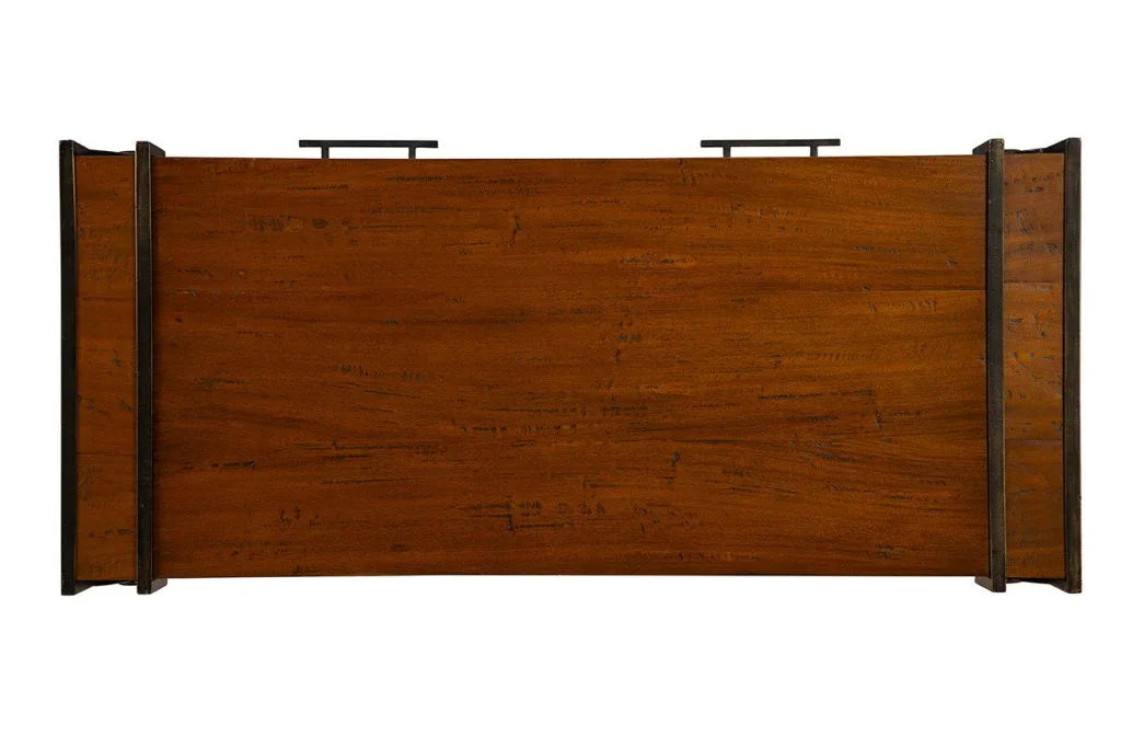 Thorpe Two Drawer Wood Desk-Home Office Desks-Furniture Classics-LOOMLAN