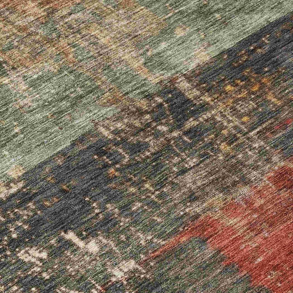 Threadin Green Washable Indoor - Outdoor Rug - LOOMLAN - LOOMLAN Rugs - Outdoor Rugs