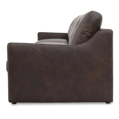 Thurlow Brown Leather Modular Sofa-Modular Sofas-Moe's Home-LOOMLAN