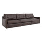 Thurlow Brown Leather Modular Sofa-Modular Sofas-Moe's Home-LOOMLAN
