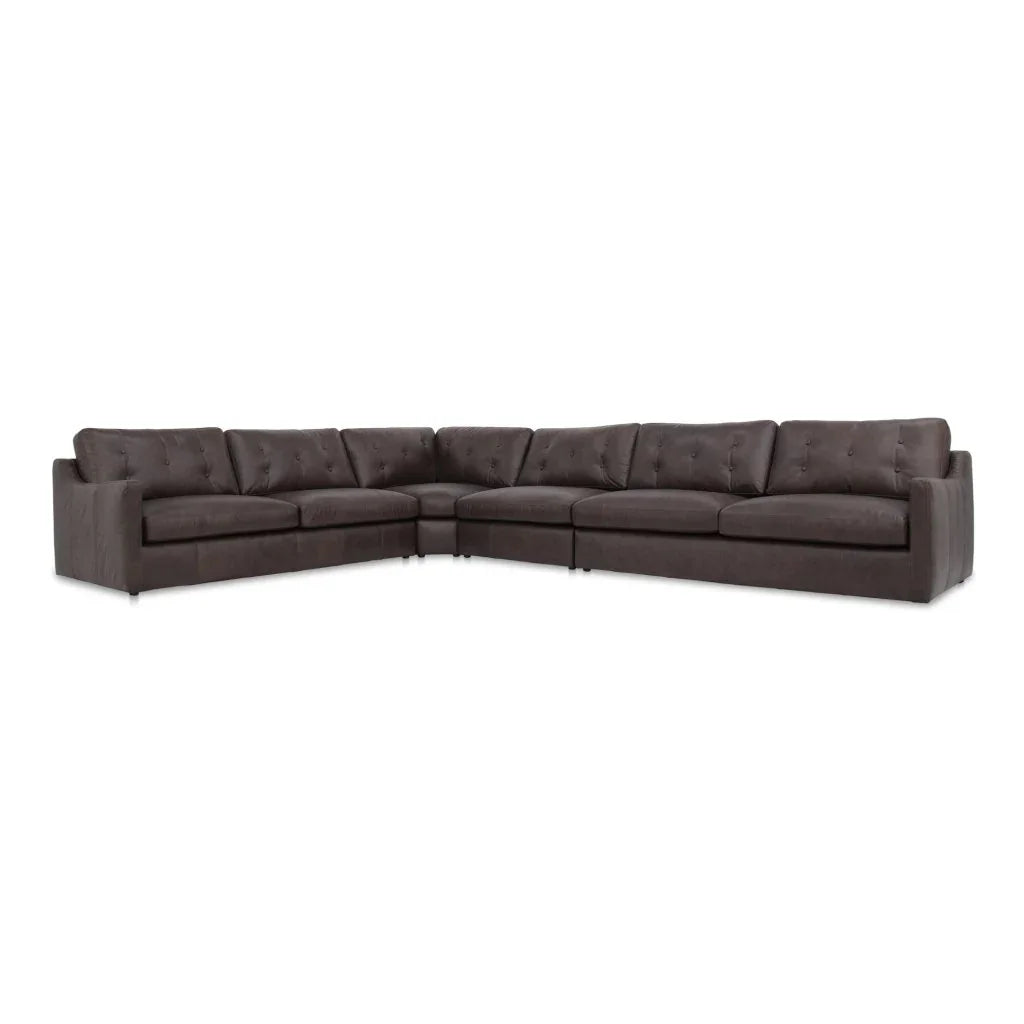 Thurlow Brown Modular Sectional (Set Of 4) - LOOMLAN - Moe's Home - Sectionals