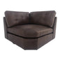 Thurlow Leather Corner Modular Sofa-Modular Sofas-Moe's Home-LOOMLAN