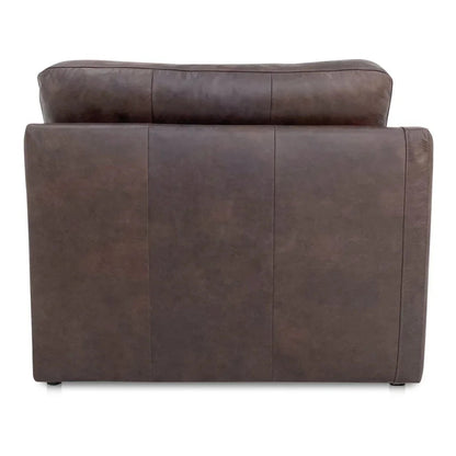Thurlow Leather Left Arm Facing Corner Modular Sofa-Modular Sofas-Moe's Home-LOOMLAN