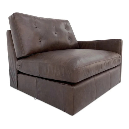 Thurlow Leather Made Corner Modular Sofa-Modular Sofas-Moe's Home-LOOMLAN