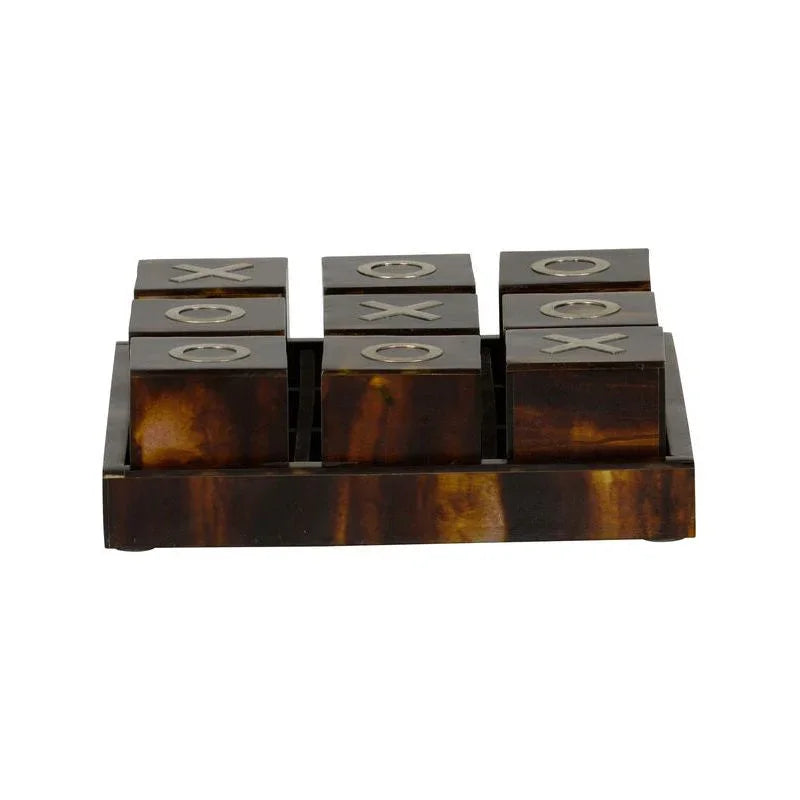 Tic Tac Toe White Game Box - LOOMLAN - Chelsea House - Boxes & Bowls