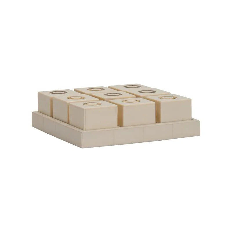 Tic Tac Toe White Game Box - LOOMLAN - Chelsea House - Boxes & Bowls