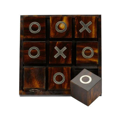 Tic Tac Toe White Game Box - LOOMLAN - Chelsea House - Boxes & Bowls