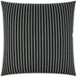 Ticking Black Stripes Black Large Throw Pillow Insert - LOOMLAN - D.V. Kap - Throw Pillows