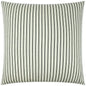 Ticking Farmhouse Stripes White Large Throw Pillow - LOOMLAN - D.V. Kap - Throw Pillows