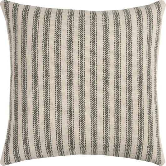 Ticking Stripe Decorative Pillow With Insert - LOOMLAN - LOOMLAN - Throw Pillows