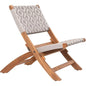 Tide Natural Wood Lounge Chair-Outdoor Lounge Chairs-Zuo Modern-LOOMLAN