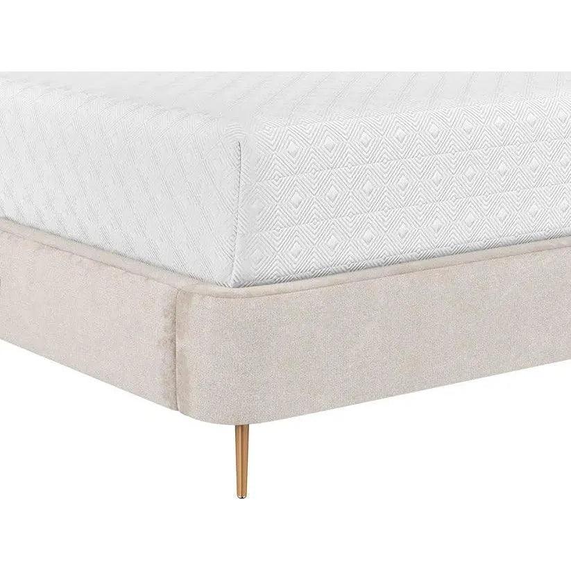 Tierra Stain Resistant Fabric Bed Frame - LOOMLAN - SUNPAN - Beds