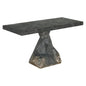Tilden Marble Made Rectangular Console Table - LOOMLAN - Noir - Console Tables