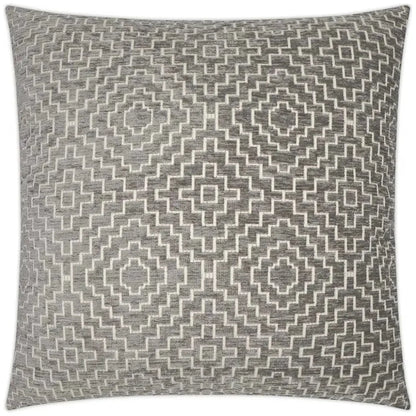 Tile Mushroom Grey Large Throw Pillow Insert - LOOMLAN - D.V. Kap - Throw Pillows