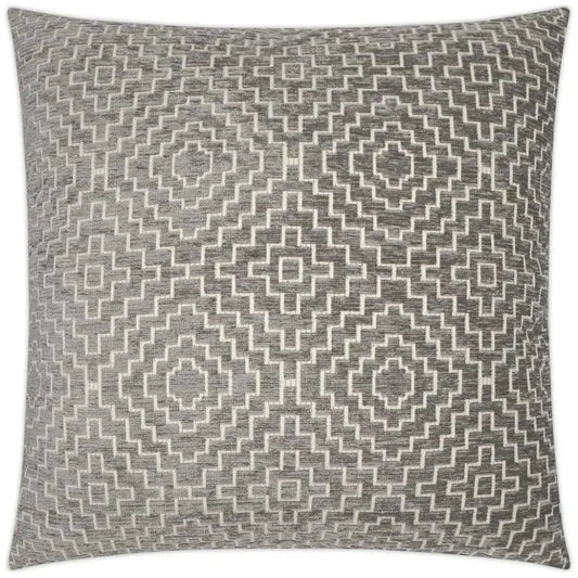 Tile Mushroom Grey Large Throw Pillow Insert - LOOMLAN - D.V. Kap - Throw Pillows