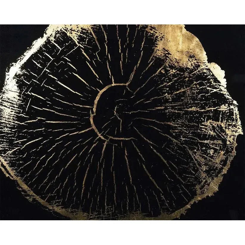 Time Lines Set Of 4 Luxe Art Charcoal-Framed Wall Art-SUNPAN-LOOMLAN