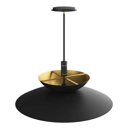 Timea Pendant Light Sleek Black And Brass - LOOMLAN - SUNPAN - Pendants