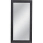 Timely Wood Black Vertical Floor Mirror-Floor Mirrors-Bassett Mirror-LOOMLAN