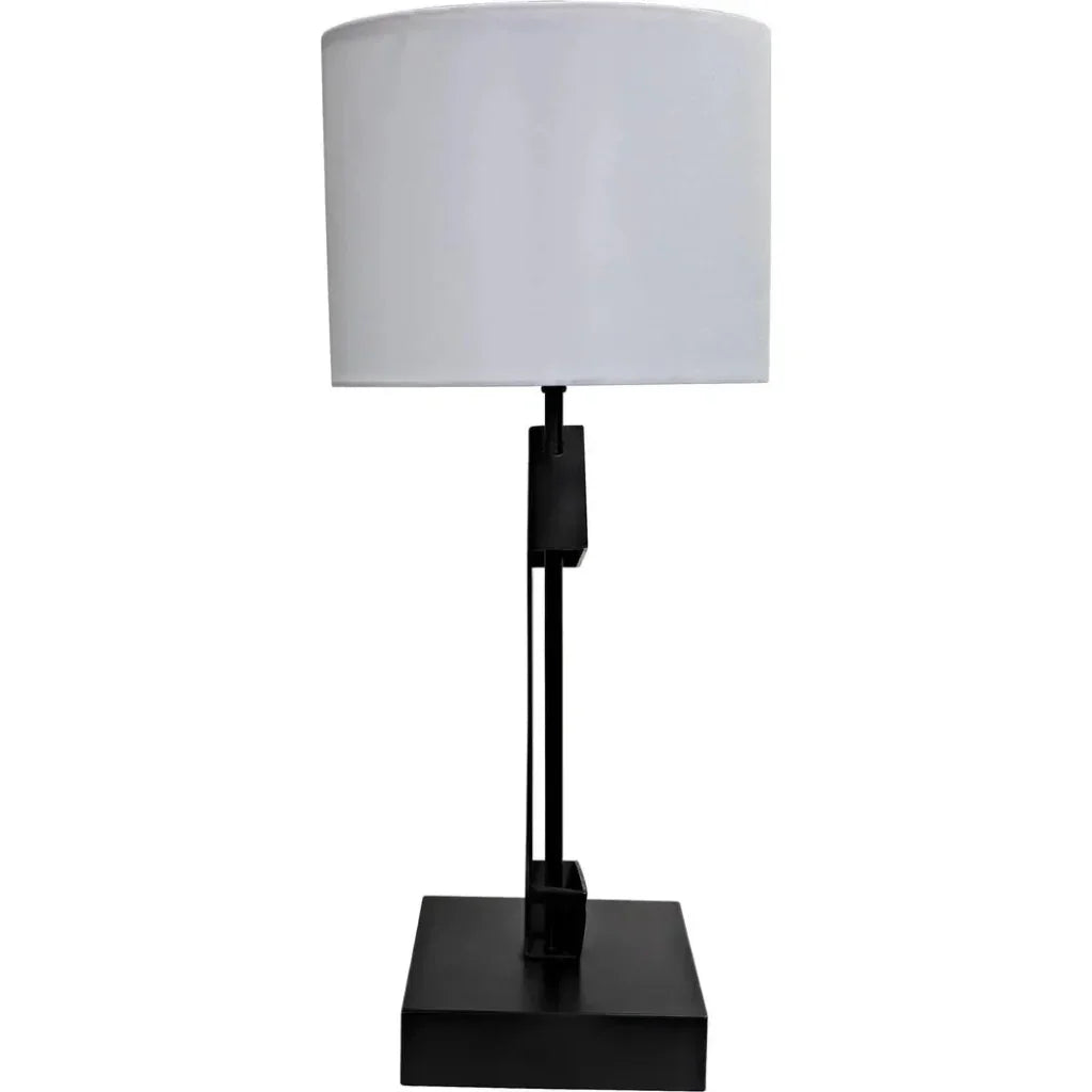 Timothy Table Lamp with Shade - LOOMLAN - Noir - Table Lamps