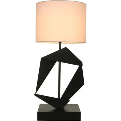 Timothy Table Lamp with Shade - LOOMLAN - Noir - Table Lamps