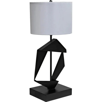 Timothy Table Lamp with Shade - LOOMLAN - Noir - Table Lamps