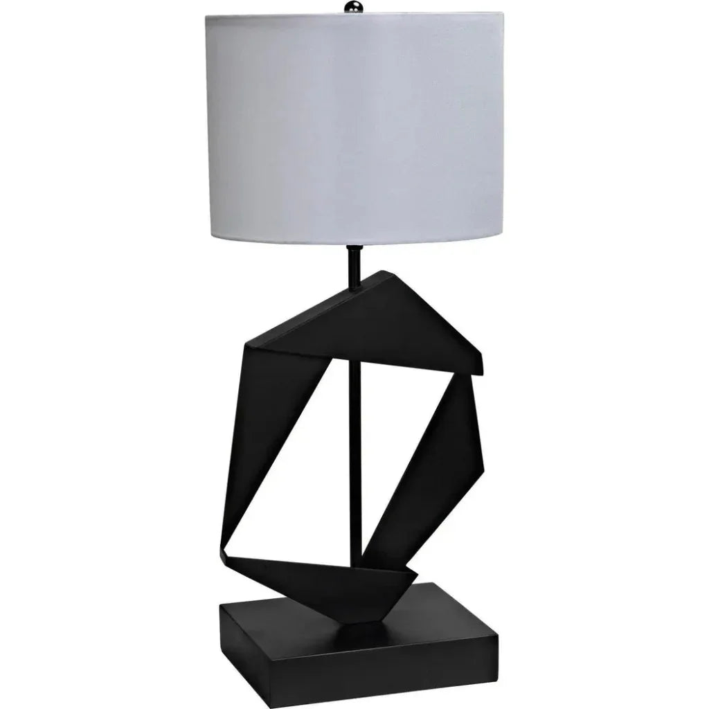 Timothy Table Lamp with Shade - LOOMLAN - Noir - Table Lamps
