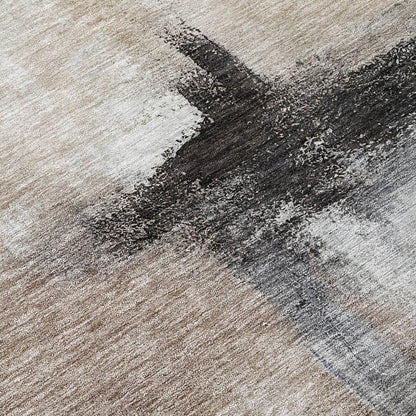 Tint Brown Washable Indoor-Outdoor Rug-Outdoor Rugs-LOOMLAN Rugs-LOOMLAN